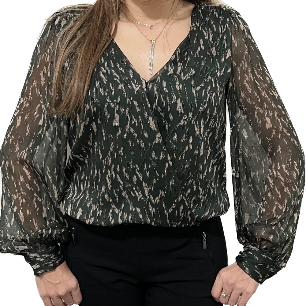 Green blouse